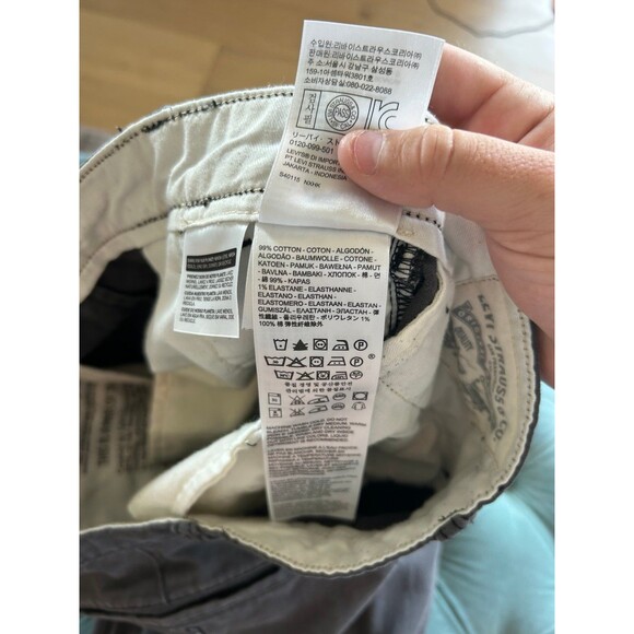 Levi's Jeans Jogger Style Pants 31 x 30 Gray Mens - Picture 4 of 9